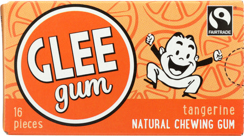 GLEE GUM: Tangerine Gum, 16pcs