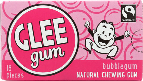 GLEE GUM: All Natural Bubble Gum, 16pcs