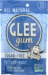 GLEE GUM: Sugar-Free Refresh-Mint, 75 Pieces