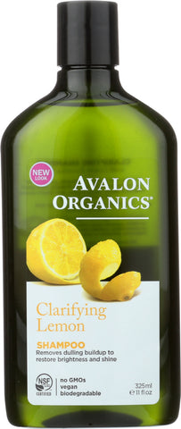 AVALON ORGANICS: Shampoo Clarifying Lemon, 11 oz