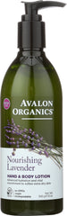 AVALON ORGANICS: Hand & Body Lotion Lavender, 12 oz