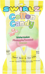 SWIRLZ COTTON CANDY: Tropical Cotton Candy, 3.1 oz