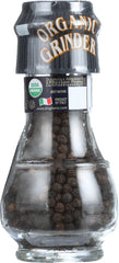 DROGHERIA & ALIMENTARI: Organic Black Pepper Corns Mill, 1.58 oz