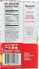 HONEST KIDS: Organic Juice Drink Super Fruit Punch, Gluten Free, Non GMO, 8 count, 54 oz
