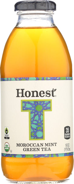 HONEST TEA: Organic Green Tea Moroccan Mint, 16 oz