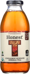 HONEST TEA: Beverages Organic Herbal Tea Unsweetened Cinnamon Sunrise, 16 oz