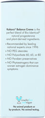 KOKORO: Balance Creme Natural Progesterone, 3.3 oz