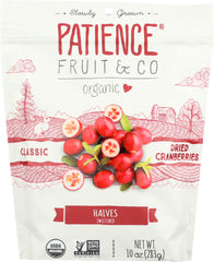 PATIENCE FRUIT & CO: Cranberries Sweetened Dried Organic, 10 oz