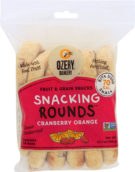 OZERY BAKERY: Snacking Rounds Cranberry Orange, 12.7 oz