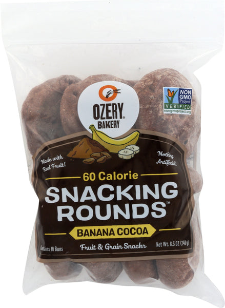 OZERY BAKERY: Banana Cocoa Snacking Rounds, 8.40 oz