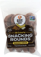 OZERY BAKERY: Banana Cocoa Snacking Rounds, 8.40 oz