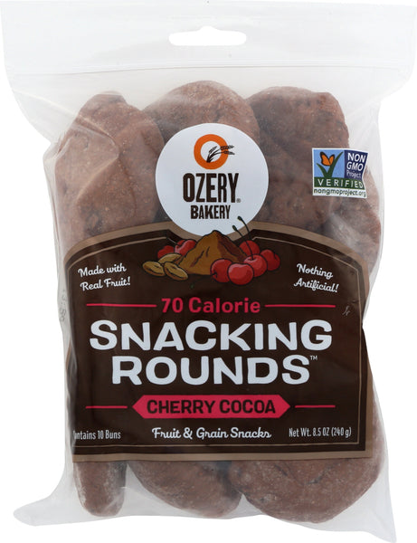 OZERY BAKERY: Cherry Cocoa Snacking Rounds, 8.40 oz