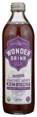 KOMBUCHA WONDER DRINK: Tea Concord Grape, 14 oz