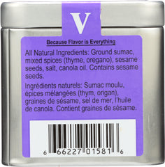 VICTORIA TAYLORS:  Za'atar Seasoning, 2.5 oz