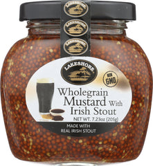 LAKESHORE: Dressing Wholegrain Mustard with Irish Stout, 7.23 oz