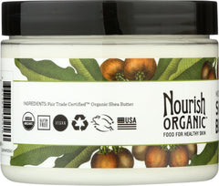 NOURISH ORGANIC: Intensely Moisturizing Shea Butter, 5.5 oz