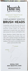 NOURISH: Facial Cleansing Brush 3 Pack, 1 ea