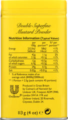 COLMAN'S: Dry Mustard, 4 oz