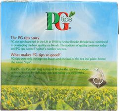 PG TIPS: Black Tea Pyramid Tea Bags, 40 bg