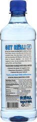 REAL WATER: Alkalized Antioxide Water, 16.9 oz