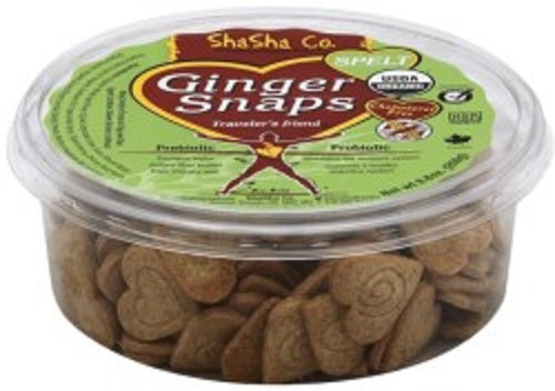 SHASHA: Cookies Spelt Ginger Snap, 8.8 oz