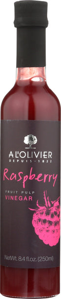 A LOLIVIER: Vinegar Raspberry Fruit, 8.4 fo