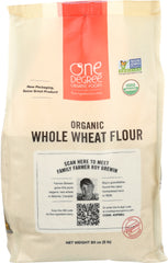 ONE DEGREE: Flour Whole Wheat Organic, 80 oz