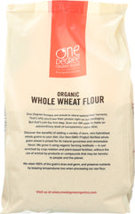 ONE DEGREE: Flour Whole Wheat Organic, 80 oz