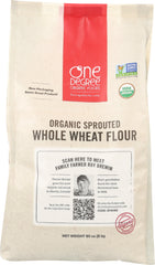 ONE DEGREE: Flour Whole Wheat Sprouted Organic, 80 oz