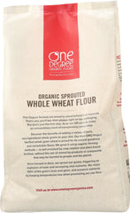 ONE DEGREE: Flour Whole Wheat Sprouted Organic, 80 oz