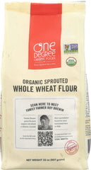 ONE DEGREE: Flour Whole Wheat Sprouted Organic, 32 oz