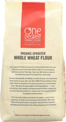 ONE DEGREE: Flour Whole Wheat Sprouted Organic, 32 oz