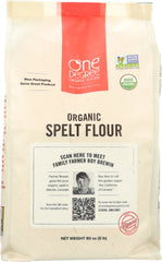 ONE DEGREE: Flour Spelt Organic, 80 oz