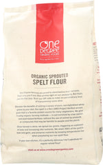ONE DEGREE: Organic Sprouted Spelt Flour, 80 Oz