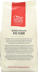 ONE DEGREE: Flour Rye Sprouted Organic, 32 oz