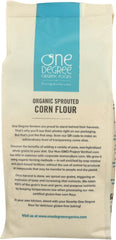 ONE DEGREE: Flour Corn Sprouted Organic, 24 oz