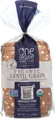 ONE DEGREE: Veganic Lentil Grain Bread, 21 oz