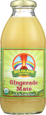 BIG ISLAND ORGANICS: Organic Gingerade Mate Juice, 16 oz