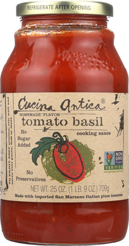 CUCINA ANTICA: Tomato Basil Sauce, 25 oz