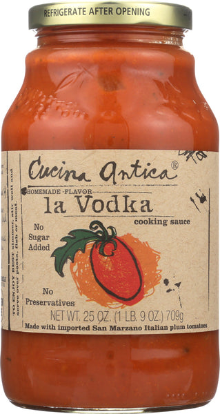 CUCINA ANTICA: Cooking Sauce La Vodka, 25 oz