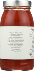 ORGANICO BELLO: Organic Pasta Sauce Tomato Basil, 25 Oz