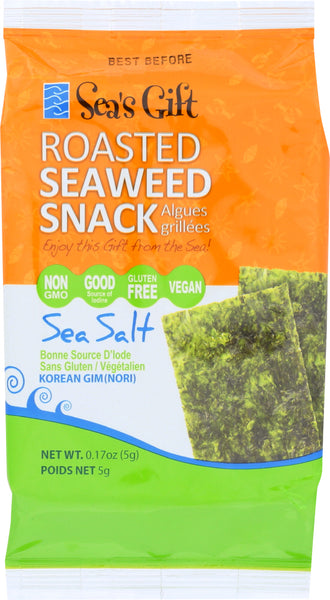 SEA'S GIFT: Roasted Seaweed Snack, .17 oz