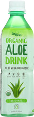 JAYONE: Organic Aloe Pulp Juice Original with Vitamin C, 16.9 oz