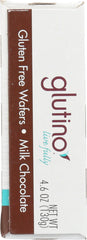 GLUTINO: Gluten Free Wafers Chocolate Covered, 4.6 oz