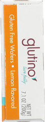 GLUTINO: Free Wafer Cookies Lemon, 7.10 oz