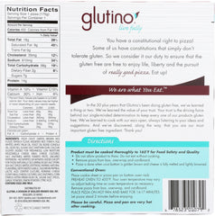 GLUTINO: Gluten Free Uncured Pepperoni Pizza, 6.17 oz
