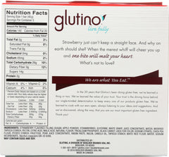 GLUTINO: Gluten Free 5 Breakfast Bars Strawberry, 7.05 oz
