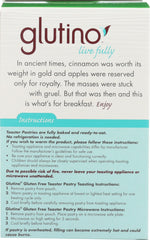 GLUTINO: Gluten Free Apple Cinnamon Toaster Pastry 5 Count, 9.2 oz
