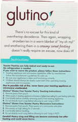 GLUTINO: Gluten Free Toaster Pastry Frosted Strawberry, 10.9 oz