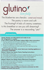 GLUTINO: Gluten Free Toaster Pastry Frosted Blueberry, 10.9 oz